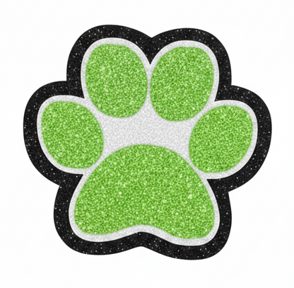 Removable Pawprint Cheer Bow Center Piece Only (Made to Order)
