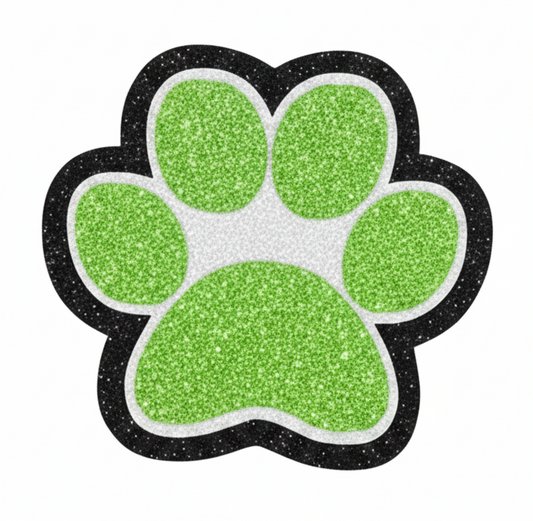 Removable Pawprint Cheer Bow Center Piece Only (Made to Order)