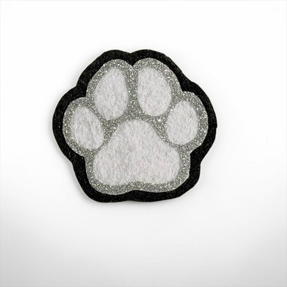 Removable Pawprint Cheer Bow Center Piece
