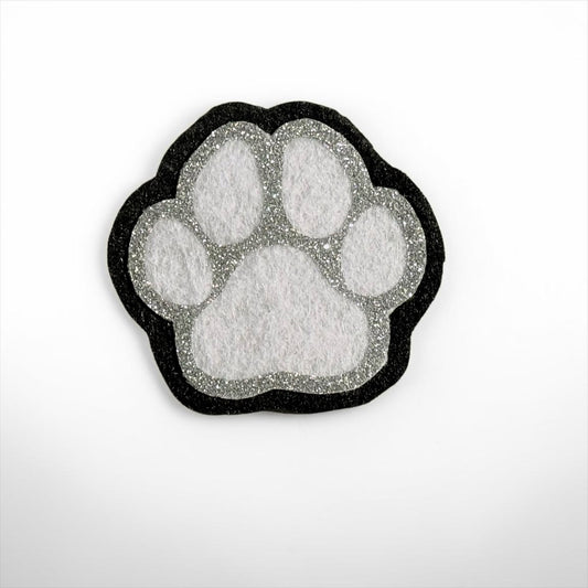 Removable Pawprint Cheer Bow Center Piece