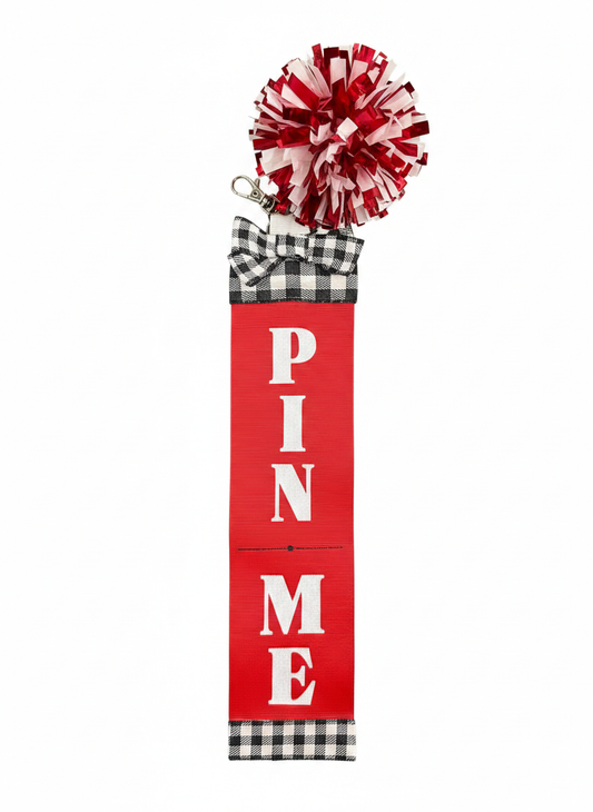 Cheer Pin Ribbon